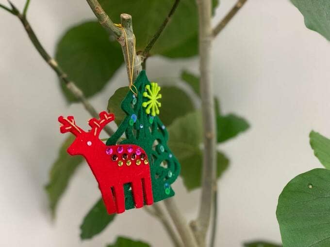 フェルトの飾り