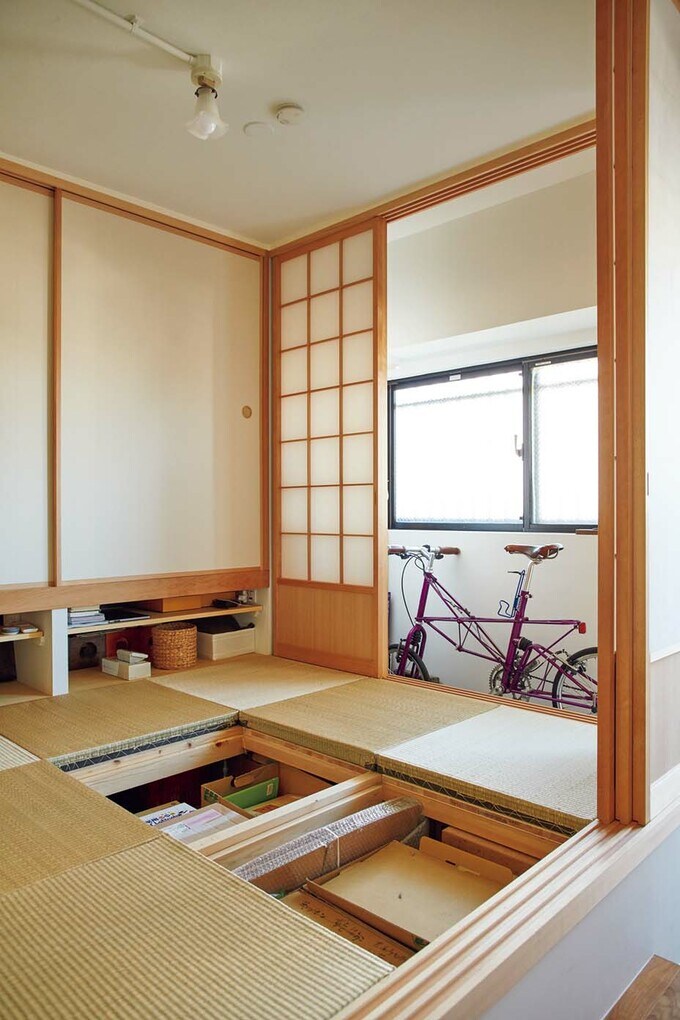 小上がりの床下収納