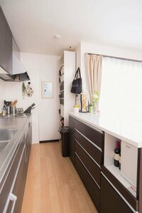 動線に合わせた取り出しやすい位置に収納