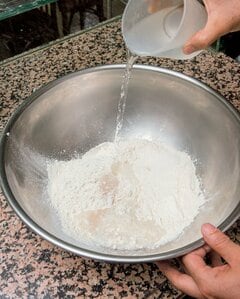 (1) 材料を合わせる