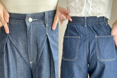 GU「2990円のデニム」が快適すぎ。気になる下半身をカバーして細見えに