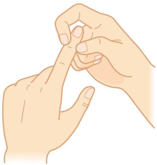 10秒神経マッサージのNGポイント