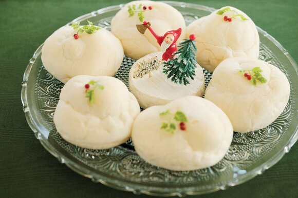 市販のパンをクリスマスバージョンに