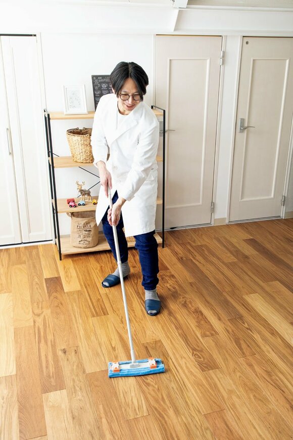 床の掃除