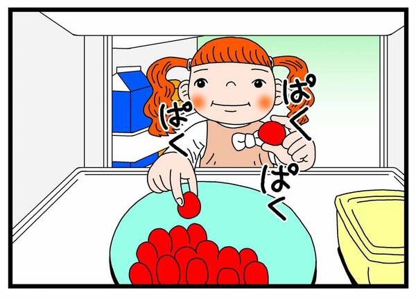 イチゴ盗み食いに天性の格闘センス 3歳になった娘がかわいさ満載 古泉智浩の養子縁組やってみた Esseonline エッセ オンライン