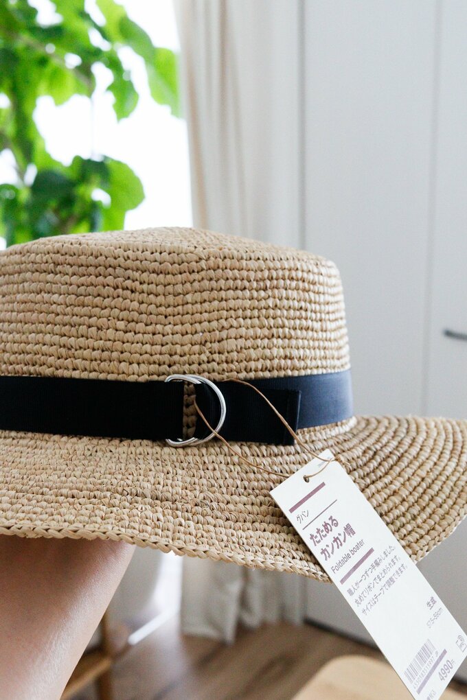 無印良品のカンカン帽