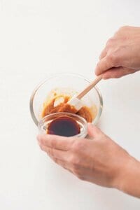 調味料はあらかじめ混ぜ合わせておく
