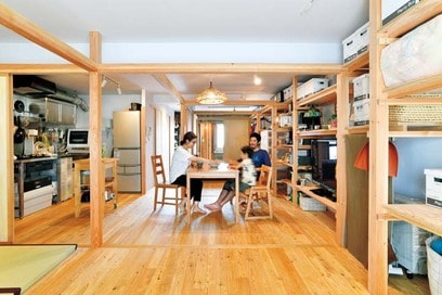 【マンションリノベ事例】フレキシブルで楽しい！62㎡が4DKにもワンルームにもなる住まい