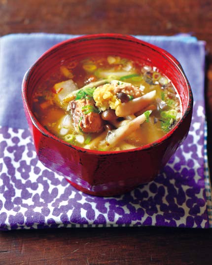 サバと根菜の和風すまし汁