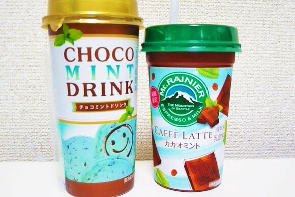 今年はドリンクもチョコミントが流行中!