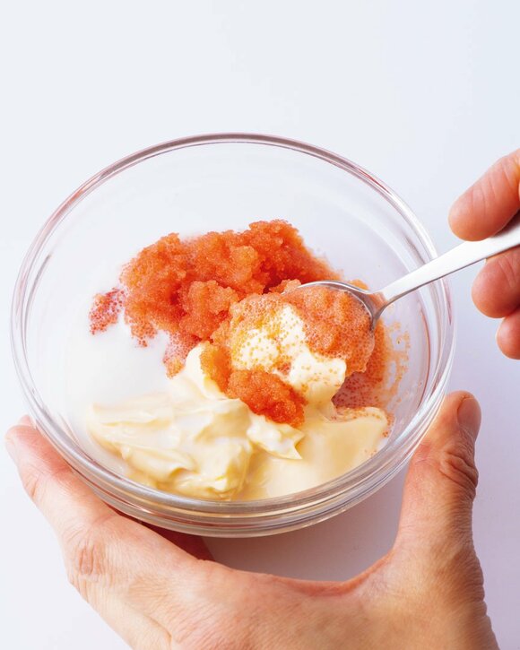 明太子とマヨネーズ