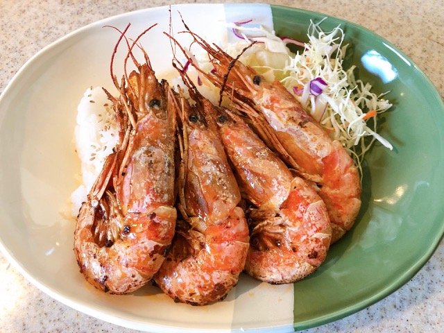 盛り付けた様子