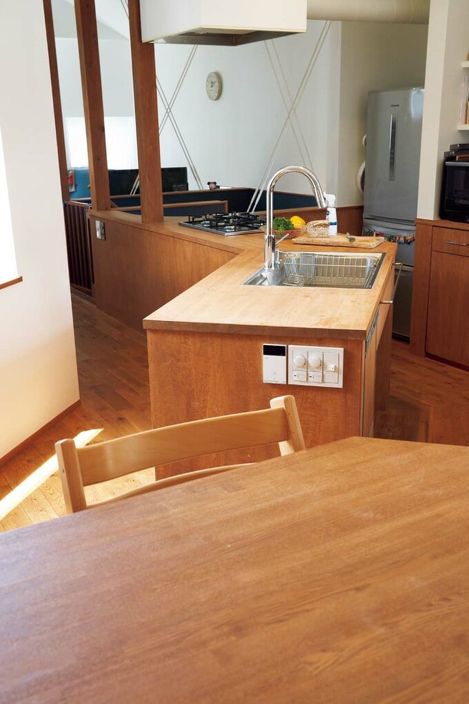 高さや素材を統一