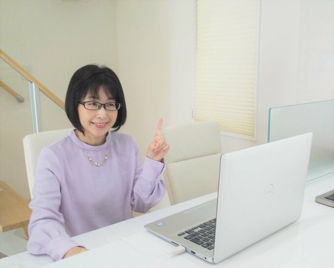 オンライン講座をする阿部さん