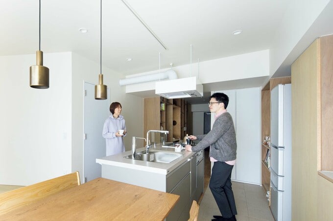 キッチンに立つふたり