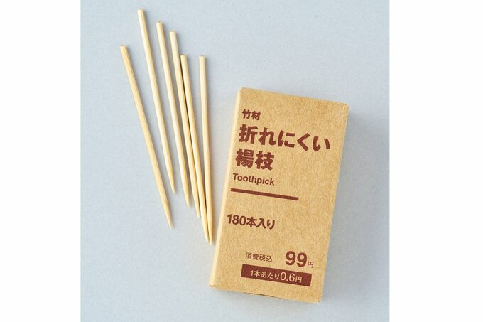 竹材 折れにくい楊枝