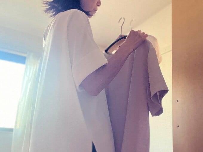 服を合わせるかなさん
