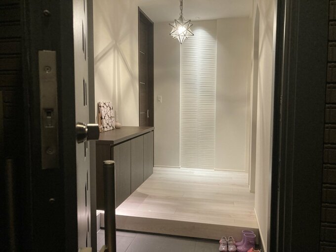 筆者の家の玄関内