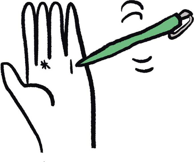 書き足すイラスト