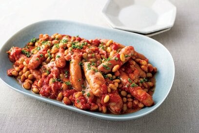 ウインナーと大豆のトマト煮。ごちそう感たっぷり簡単おかず