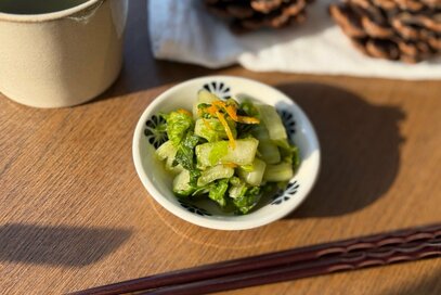 旬の白菜は「顆粒だしをまぶして漬けるだけ」でいい。シャキシャキ食感がたまらない