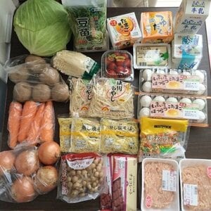 1週間分の食材