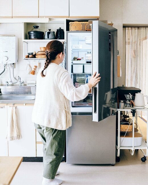 キッチンの冷蔵庫