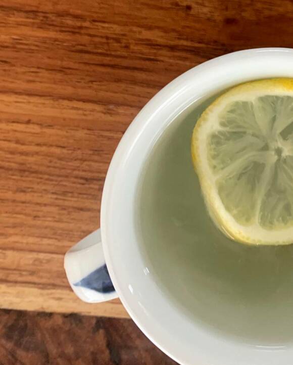 レモン白湯