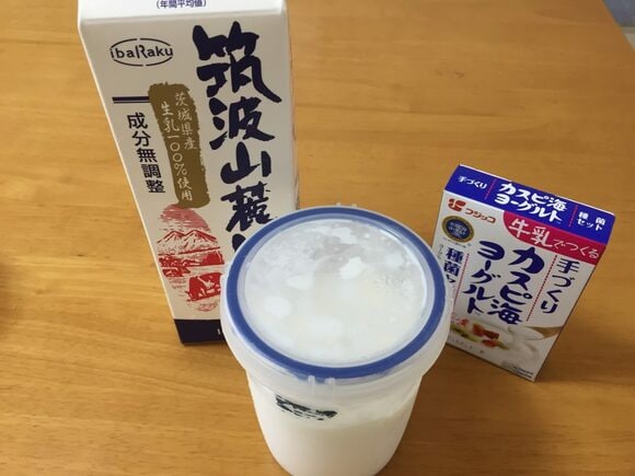 毎日食べるヨーグルトを手づくりする
