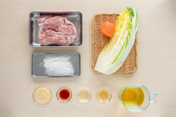 白菜のうま煮 材料
