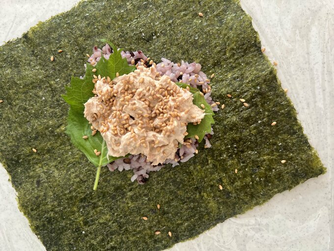 おにぎらず中身