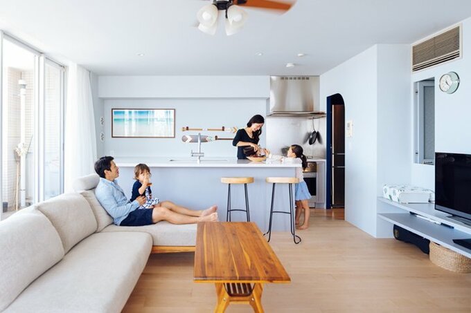 3LDKを1LDKにして生まれた大空間