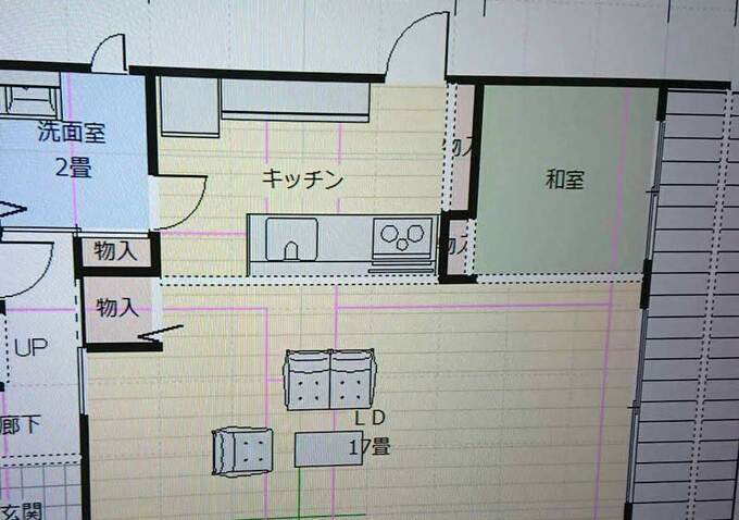 変更後の間取り