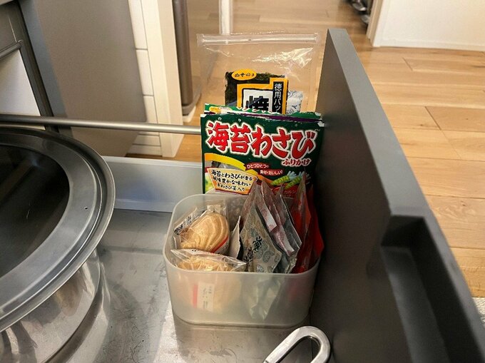 シーン分けされた食品