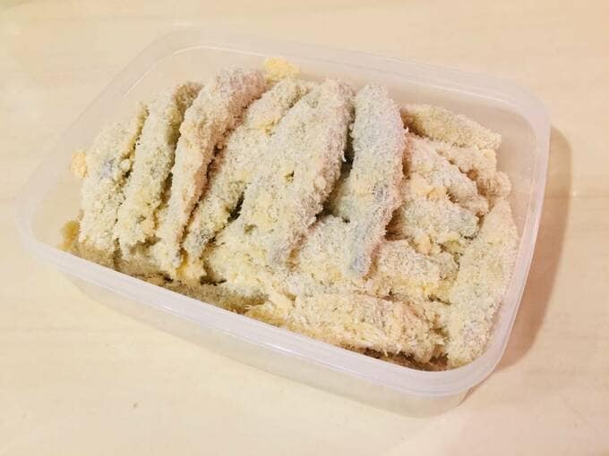 「バッター液→パン粉」で完了