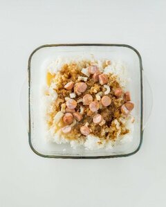 卵カレーチャーハン作りかた