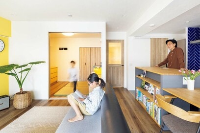 74㎡に家族4人。収納充実＆快適な家事動線を実現したマンションリノベーション