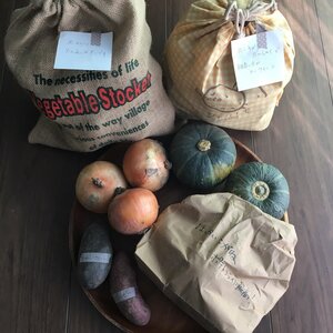 いとこが旬の野菜を送ってくれました