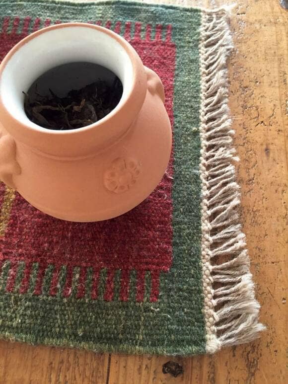 ポットを上から撮影した写真