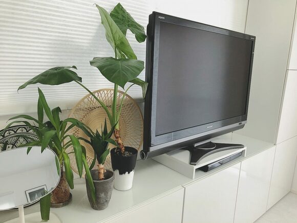 テレビ裏を不意にのぞかれてもいいくらい常にすっきり