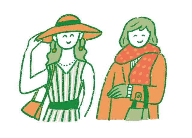 ラッキーカラーイラスト