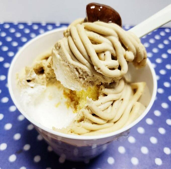 モンブラン特有のザラツキ