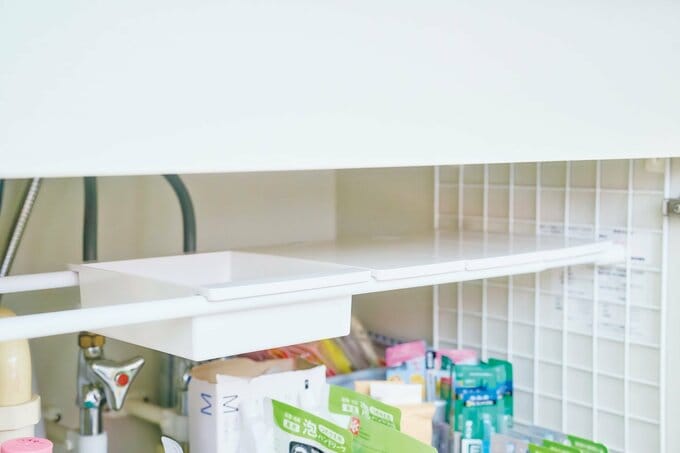 洗面台下収納つっぱり