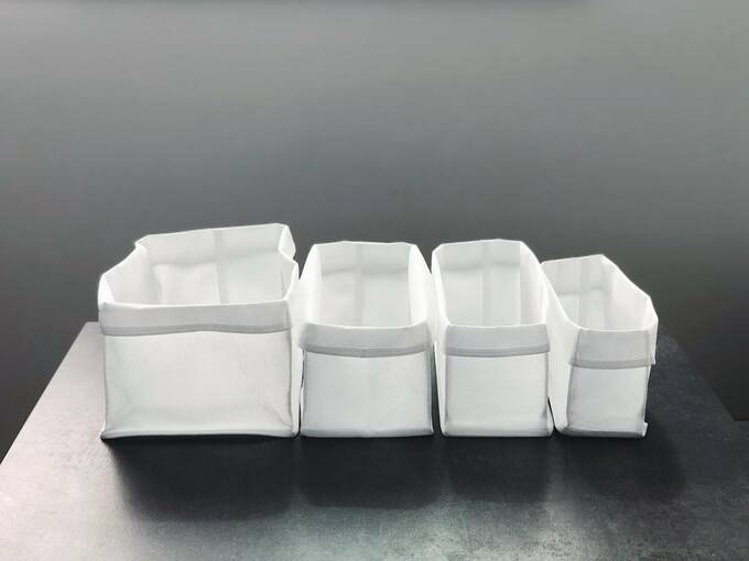 引き出しの高さや、入れるものに合わせて高さを変えてみてください