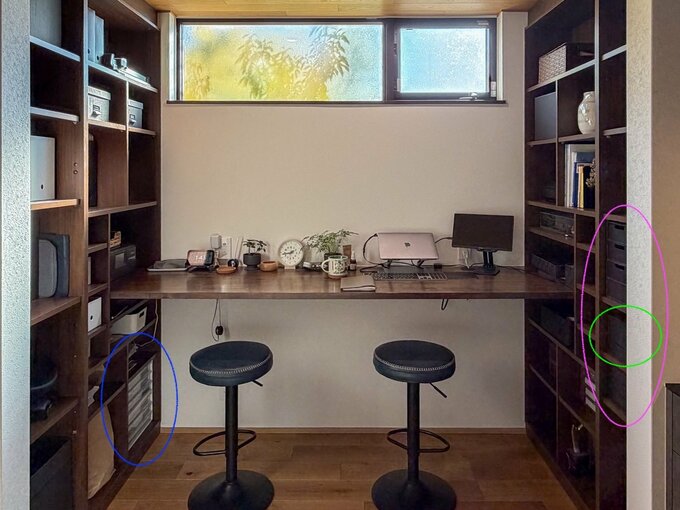 一軍文具の収納