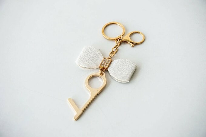 キーホルダーリボン