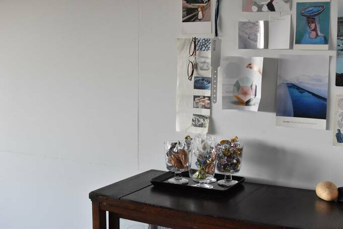 グラスに入ったお菓子