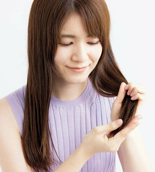 バームをつける