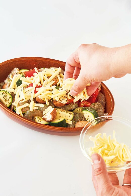 たっぷりのチーズでコクをプラス