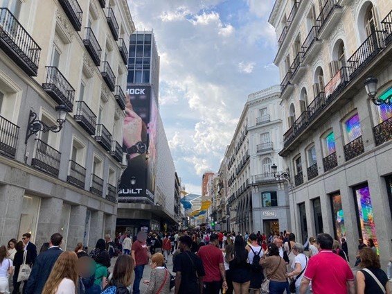 スペインの街並み